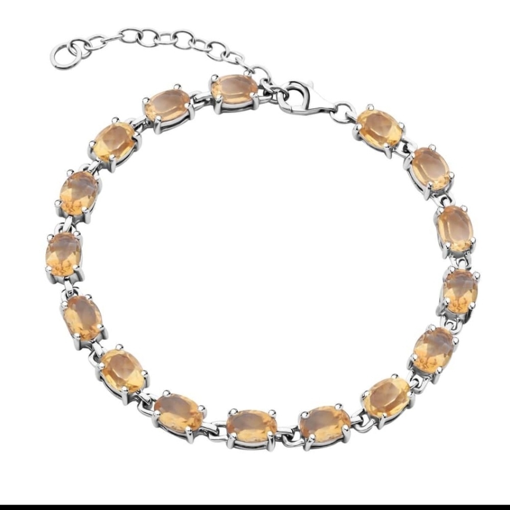 Citrine & Topaz Bracelet